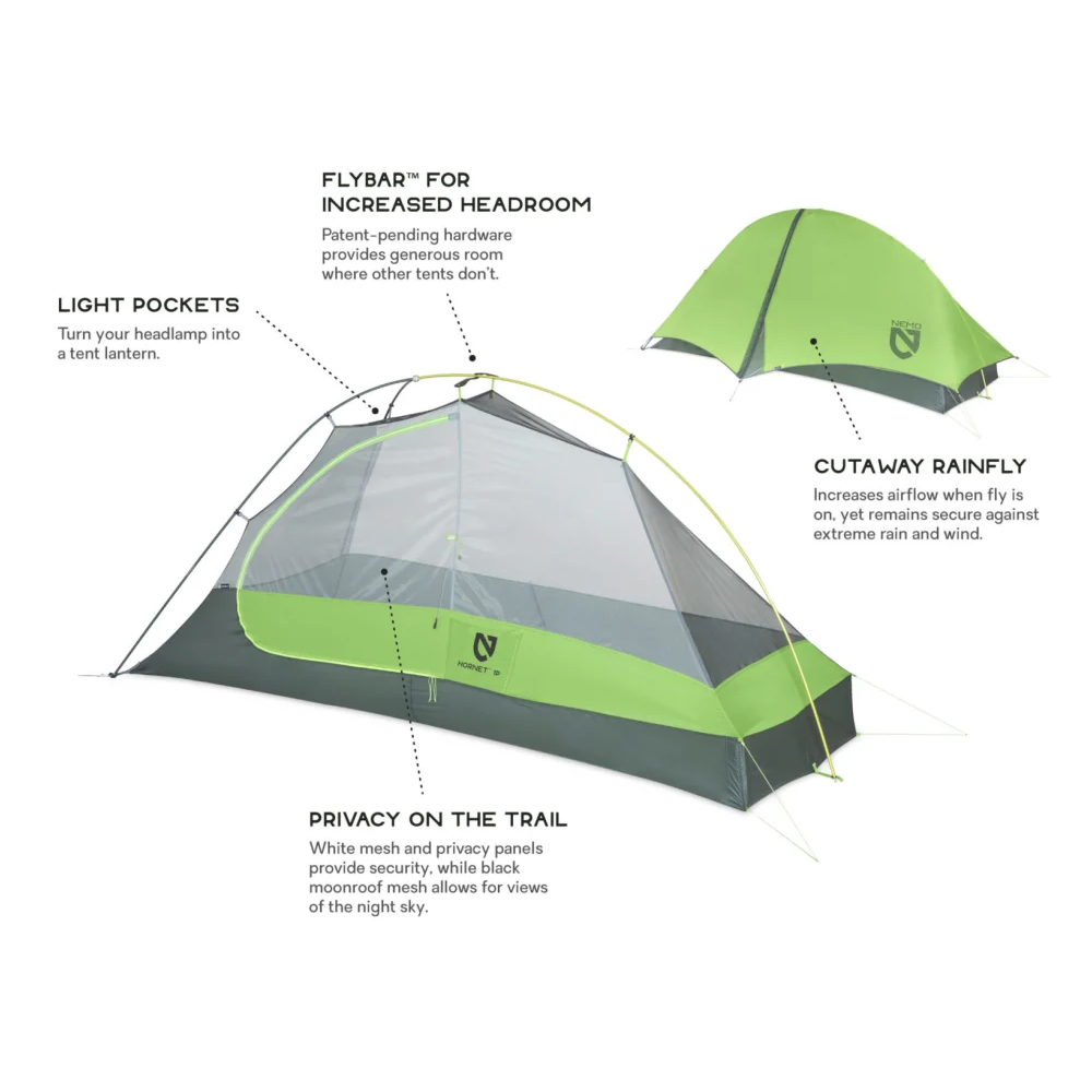 NEMO - Hornet Ultralight Backpacking 1P Tent 超輕一人營帳