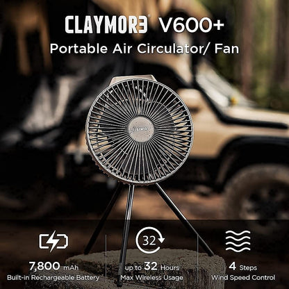 CLAYMORE - FAN V600 PLUS 户外露營充電風扇