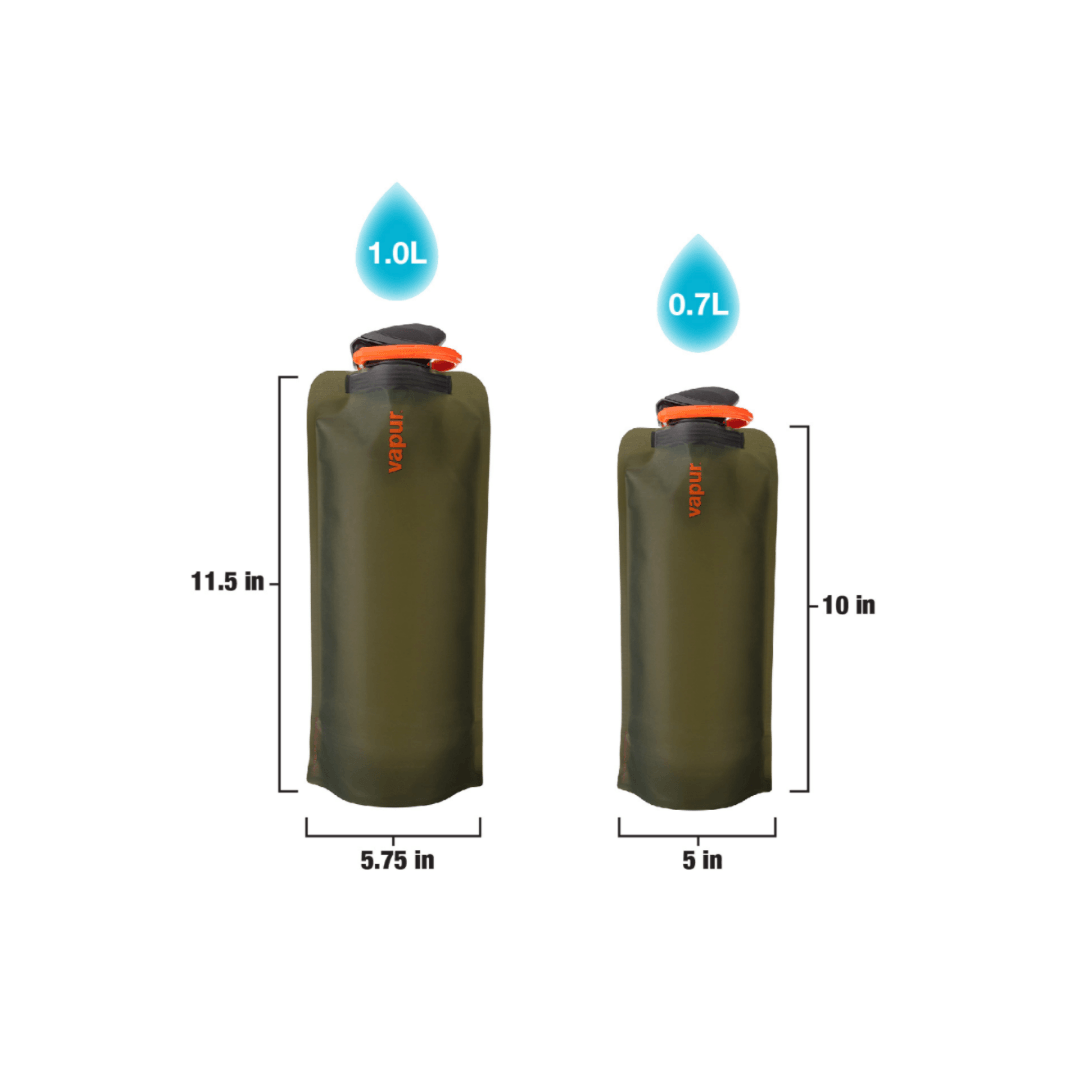 VAPUR - Element 0.7L 軟性水壺摺疊水樽